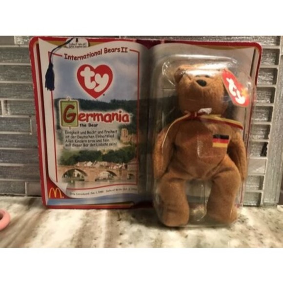 RARE McDonald's International Bears series Germania 1990 Ty